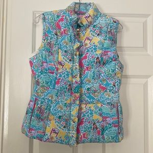 Multicolor patterned Lilly Pulitzer Vest